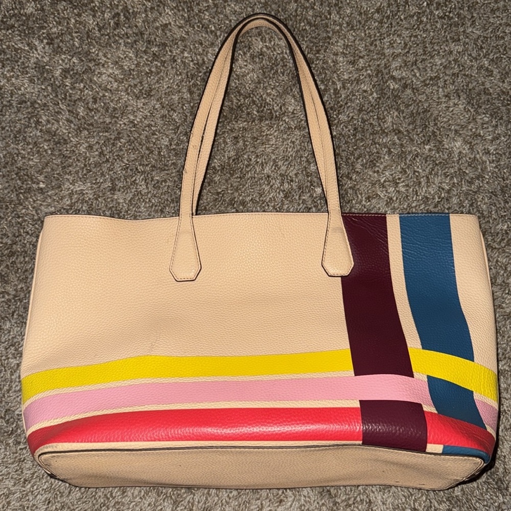 Tory Burch Perry Reversible Multicolor Tote RARE and SOLD OUT - Picture 11 of 16